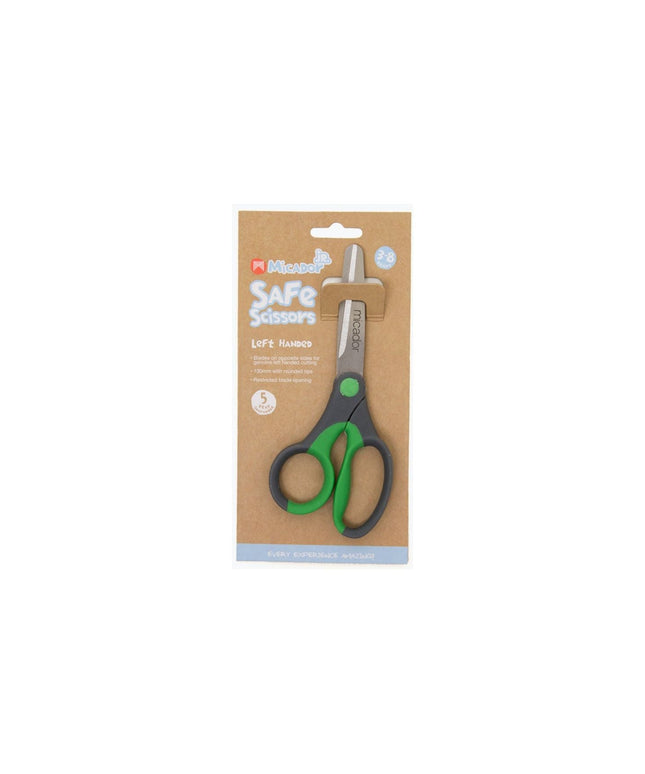 Micador Jr. 130mm Safety Scissors (Left Handed)