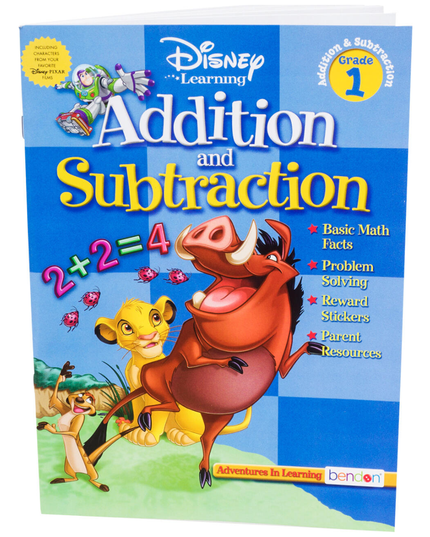 Disney Lion King (Addition and Subtraction Workbook)