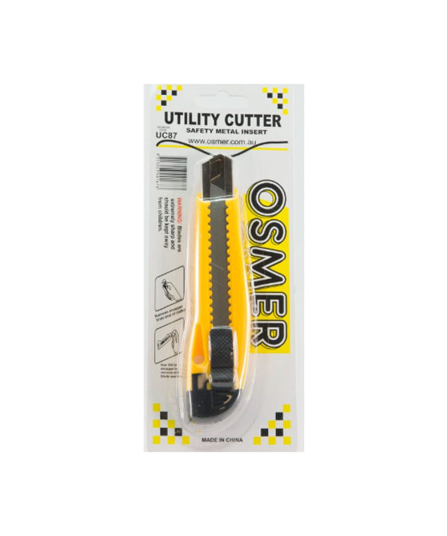 Osmer UC87 Utility Blade Heavy Duty Cutter - Slide Lock
