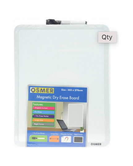 Osmer Large Whiteboard with Marker