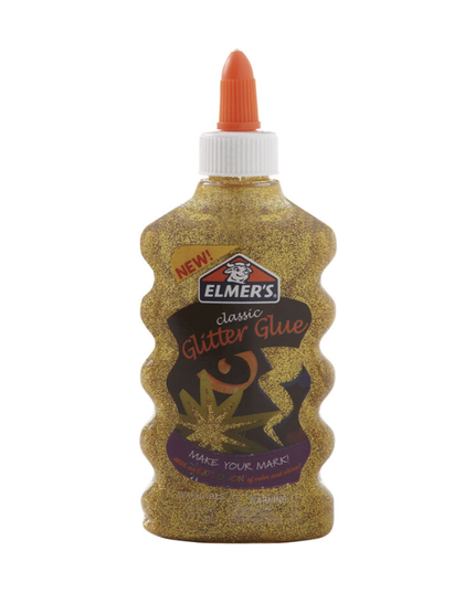 Elmers Glitter Glue 177ml Gold