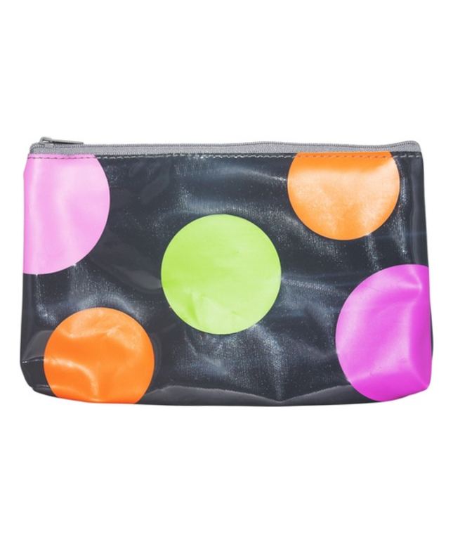 Funky Retro Pencil Case w/ Zipper - Grey