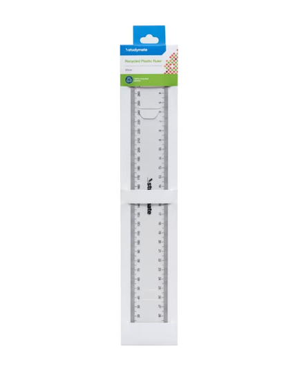 Studymate Recycled Plastic Ruler - 30cm