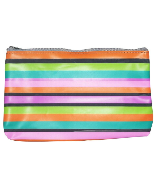 Funky Retro Pencil Case w/ Zipper - Rainbow