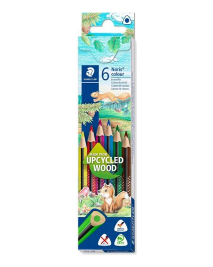 Staedtler Noris Colour Triangular Coloured Pencils Assorted (6 Pack)
