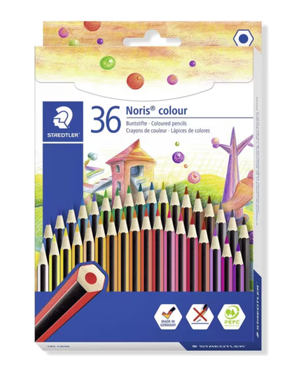 Staedtler Noris Coloured Pencils 36 Pack