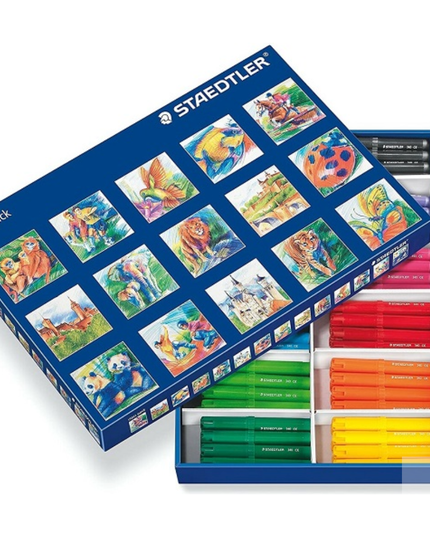 Staedtler Colouring Markers Noris Club Jumbo Class Pack Assorted (144 Pack)