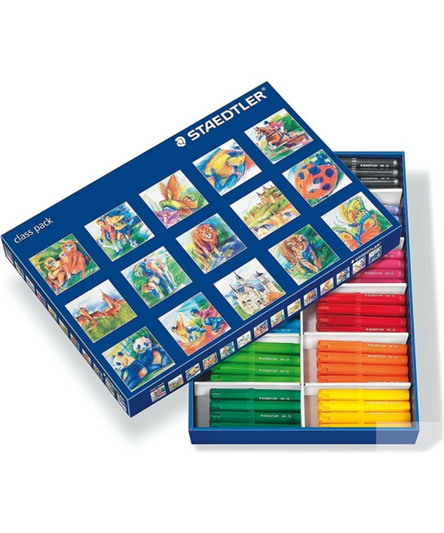 Staedtler Colouring Markers Noris Club Jumbo Class Pack Assorted (144 Pack)
