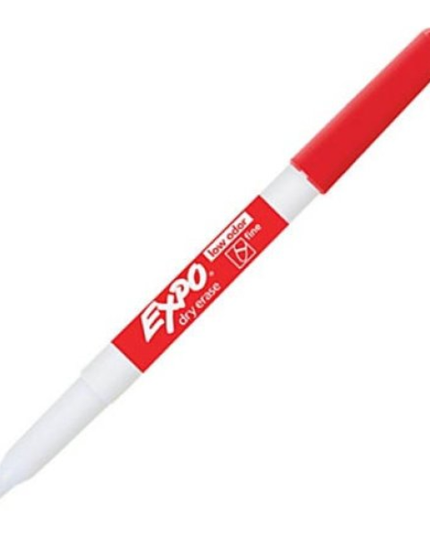 Expo Whiteboard Marker Fine Red (Individual or 12 Pack)
