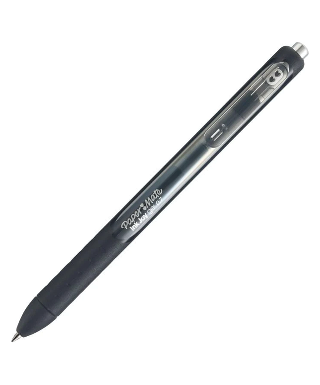 Paper Mate Inkjoy Retractable Gel Pen 0.7mm Black (Individual)