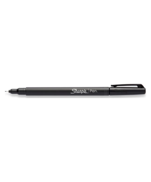 Sharpie Fine Tip Pen 0.4mm Black (Individual)