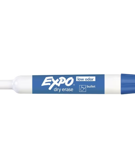 Expo Whiteboard Marker Bullet Blue (Individual or 12 Pack)