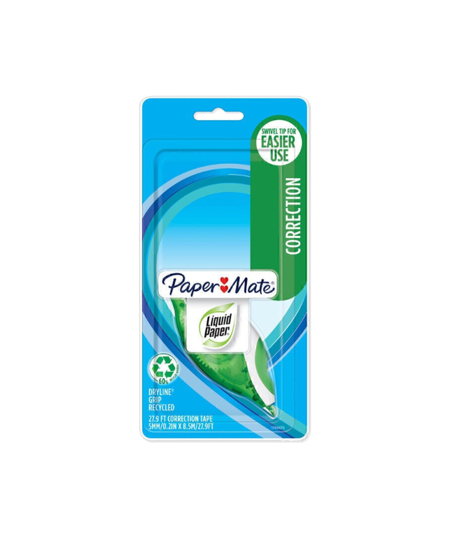 Paper Mate Liquid Paper Dryline Grip Correction Tape (1 Pack)