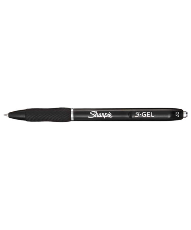 Sharpie S.Gel Retractable Pen 0.7mm Black (Individual)