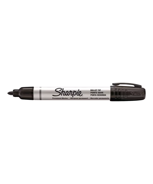 Sharpie Metal Permanent Markers Bullet Tip Black