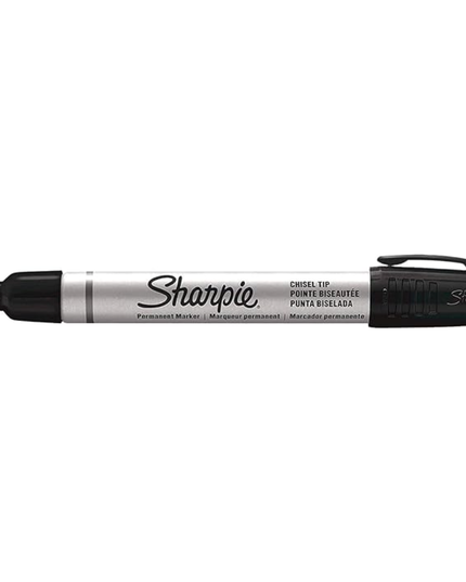 Sharpie Metal Permanent Markers Chisel Tip Black