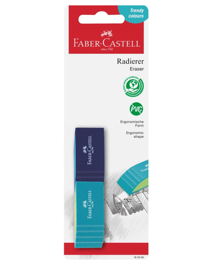 Faber Castell Bicolor Eraser (2 Pack)