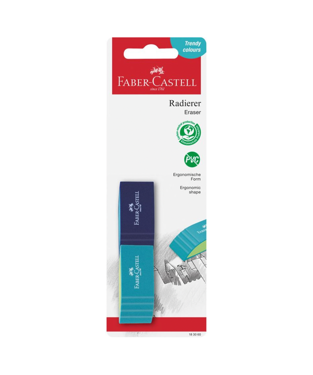 Faber Castell Bicolor Eraser (2 Pack)