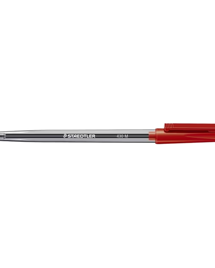 Staedtler 430 Medium Ballpoint Pens - Red
