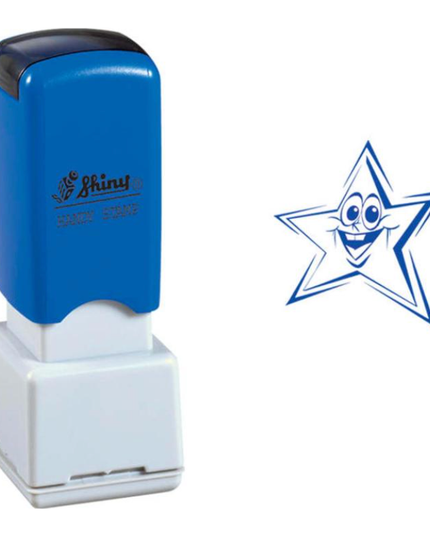 Staedtler Shiny Merit Stamp - Funny Face Star (Blue)