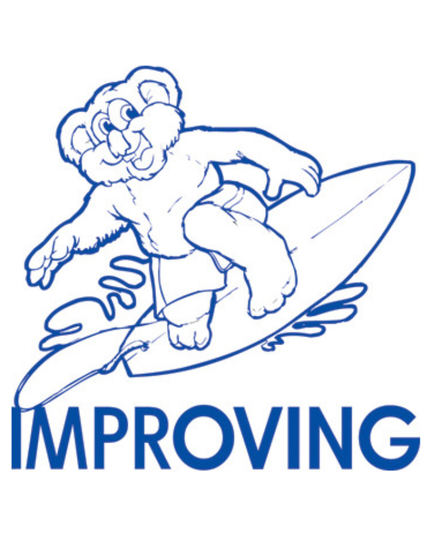 Staedtler Shiny Merit Stamp - Improving Koala (Blue)
