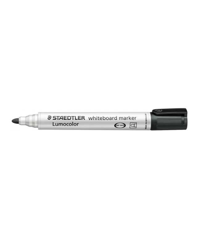Staedtler Lumocolor Whiteboard Marker Bullet Tip - Black