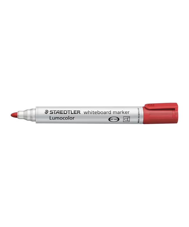 Staedtler Lumocolor Whiteboard Marker Bullet Tip - Red