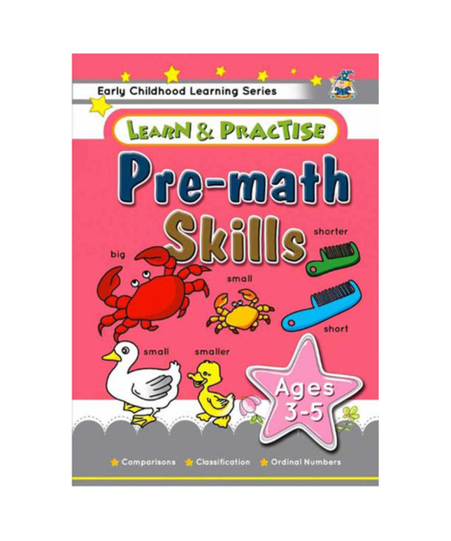 Learn & Practice Workbook Pre-Math Skills (Ages 3 - 5)