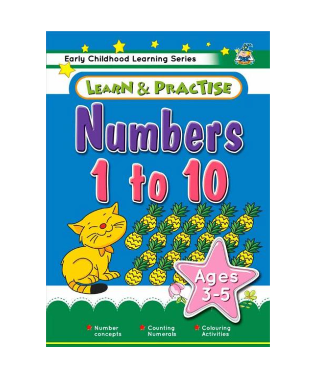 Learn & Practice Workbook Numbers 1 to 10 (Ages 3 - 5)