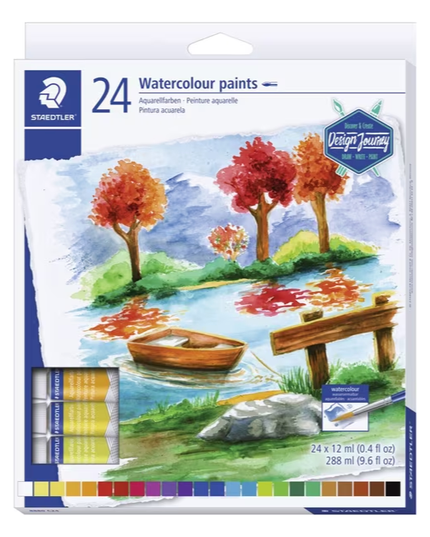 Staedtler Watercolour Paints Assorted (24 Pack)