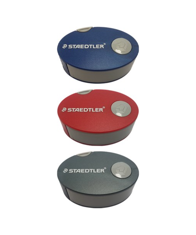 Staedtler 2 Hole Covered Pencil Sharpener (Assorted Colours)