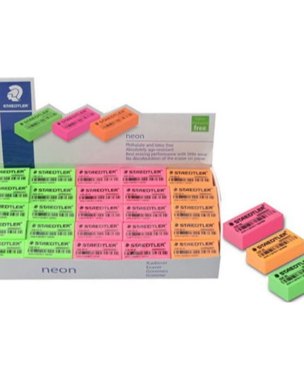 Staedtler Bright Neon Erasers Assorted