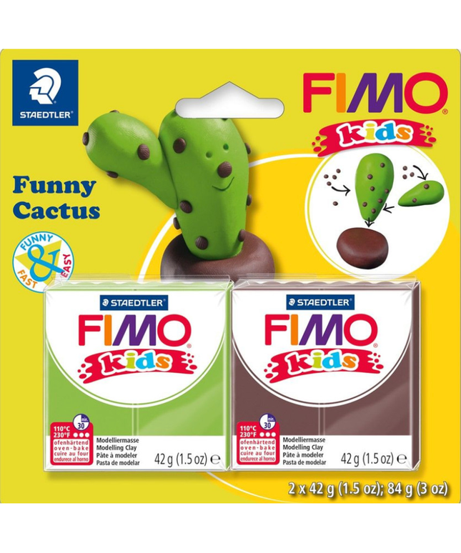 FIMO Modelling Clay Kids Funny Cactus