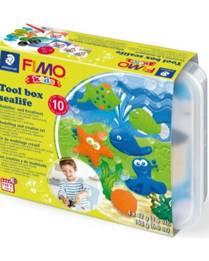 Fimo Kids Modelling Clay Toolbox Sealife