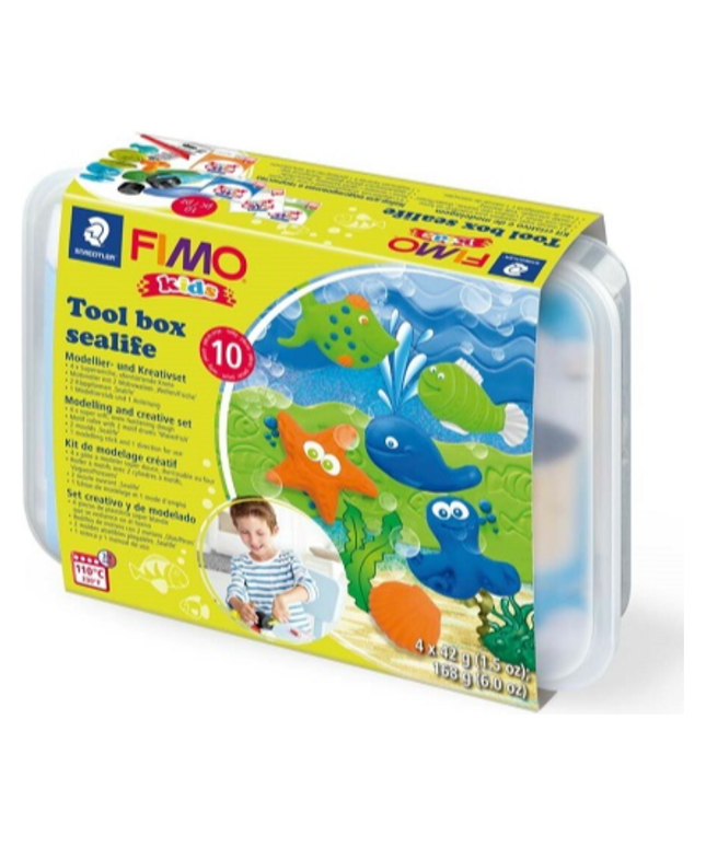 Fimo Kids Modelling Clay Toolbox Sealife