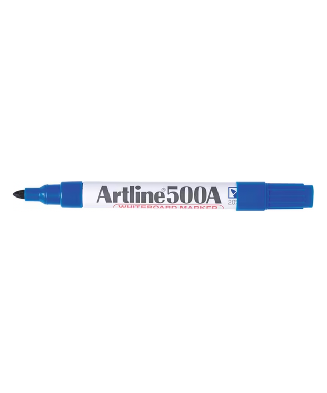 ARTLINE 500A WHITEBOARD MARKER BLUE (BULLET TIP)