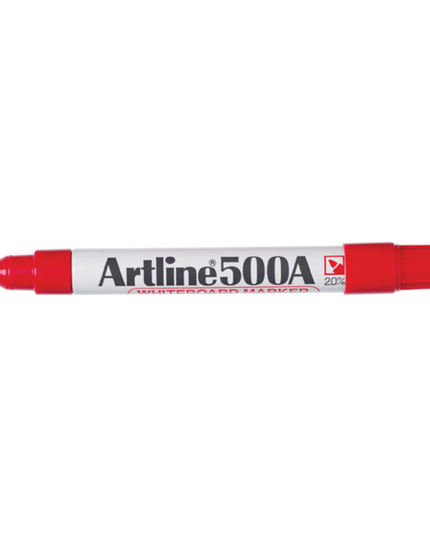 ARTLINE 500A WHITEBOARD MARKER RED (BULLET TIP)