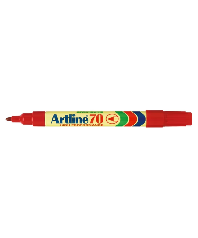 Artline 70 Permanent Marker Red
