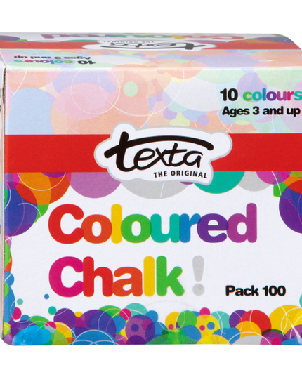 Texta Chalk Assorted Colours Pack Of 100