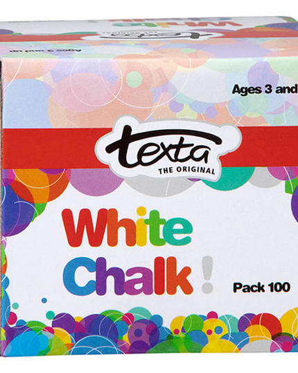 Texta Chalk White Pack Of 100