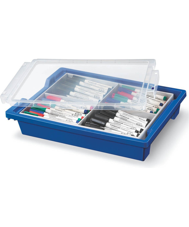 STAEDTLER LUMOCOLOR WHITEBOARD COMPACT IN A TOTE TRAY OF 144 MARKERS