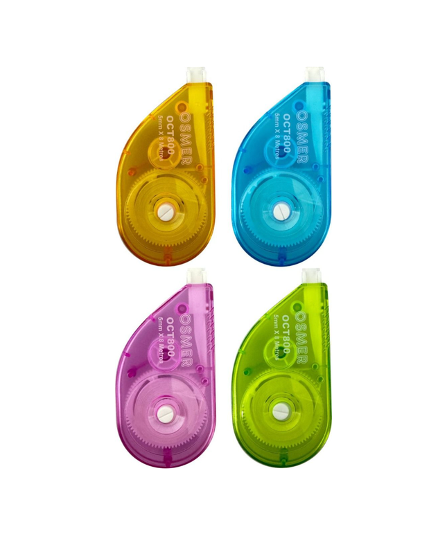 Osmer Correction Tape (5mm x 6M) Assorted Colours (each)