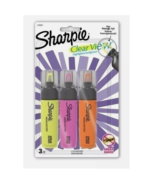 Sharpie Clear View Highlighters (3 Pack)
