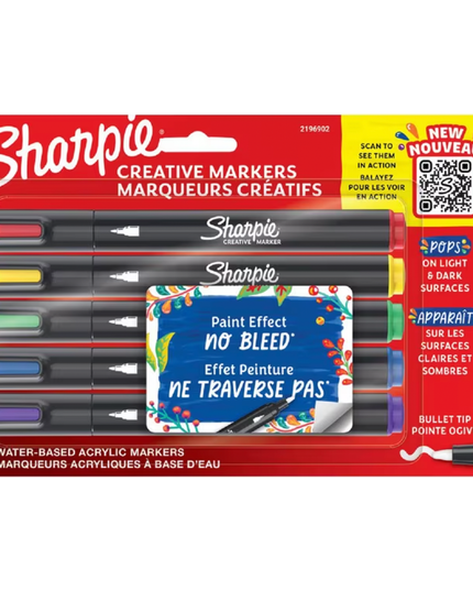 Sharpie Creative Acrylic Bullet Markers (5 Pack)