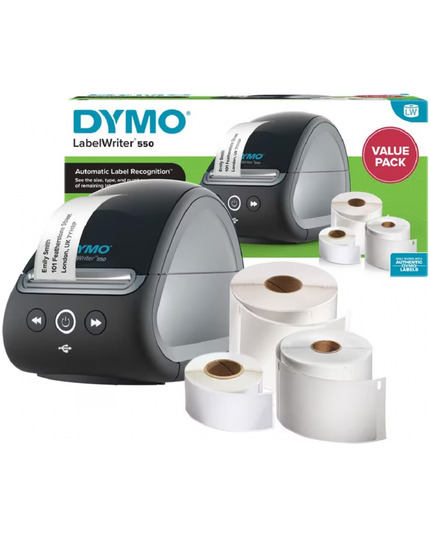 DYMO LabelWriter Label Printer (550 Value Pack)