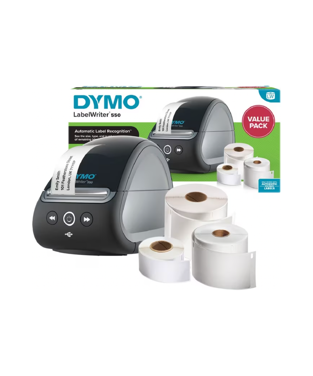DYMO LabelWriter Label Printer (550 Value Pack)