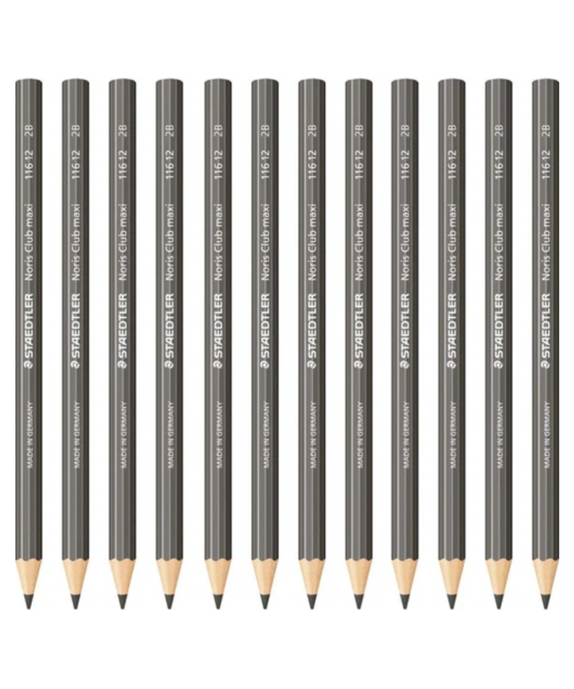 Staedtler Noris Club Maxi Learner 2B Graphite Pencil (12 Pack)
