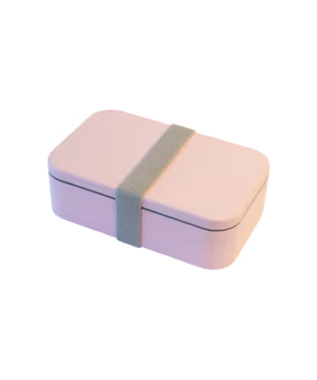 Cuisena RPET Rectangular Bento with Cutlery - Pink