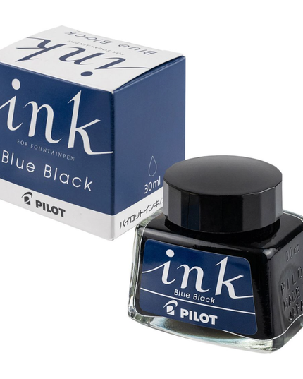 Pilot Signature Fountain Pen Ink Bottle 30ml Blue Black