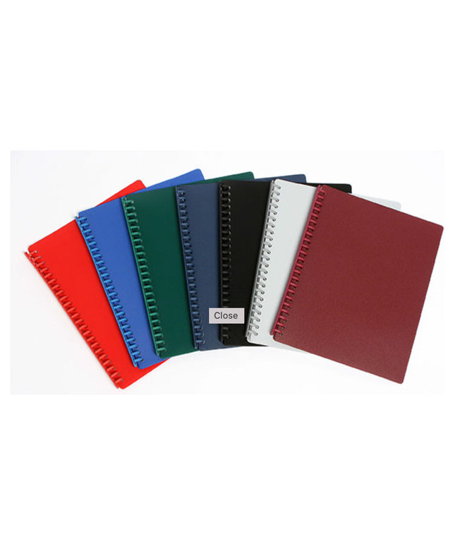 MARBIG® PREMIUM REFILLABLE DISPLAY BOOK A4 20 POCKET (ASSORTED COLOURS)